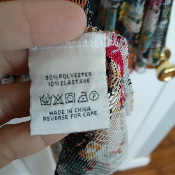 Dor Dor Couture | Mesh Knitting Bell Sleeve Boho Tunic Top Swim Coverup - Picture 6 of 9